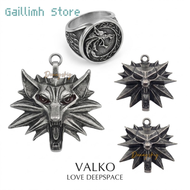 Anime Pendant Necklace - Gift Role Play Pendant Wolf Game