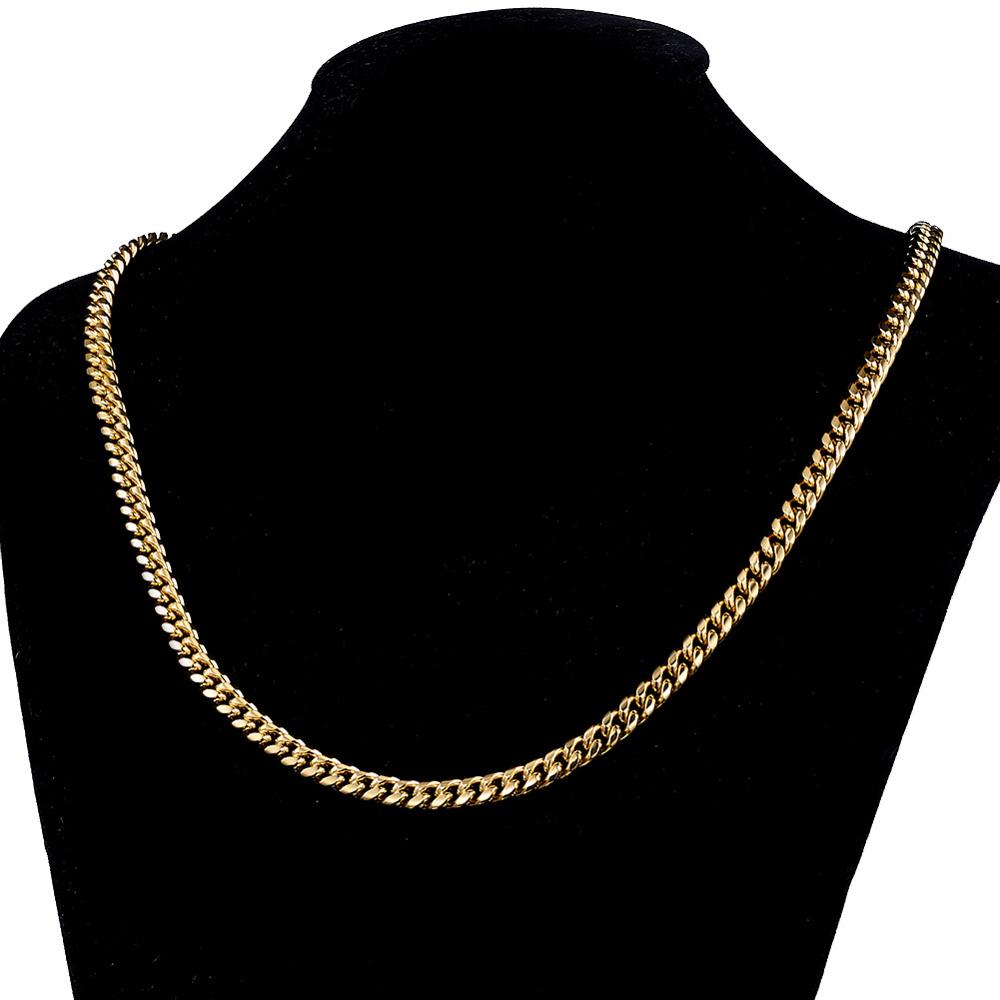 TOPGRILLZ Stainless Steel Gold - огляд і ціна Cuban Link Chain 12Mm