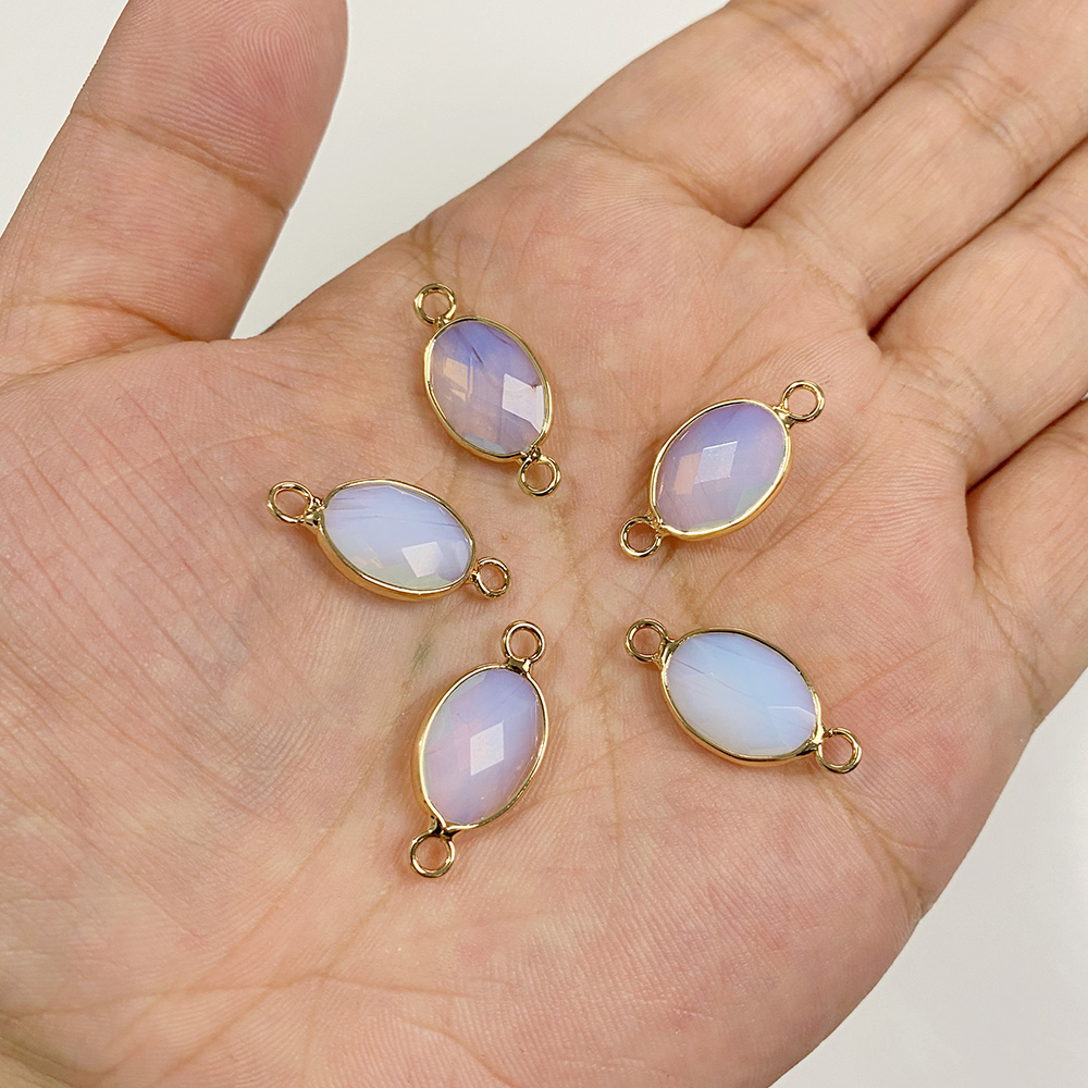 3Pcs Faceted Natural Stone Pen - огляд і ціна Crystal Pendant Necklace Natural Stone