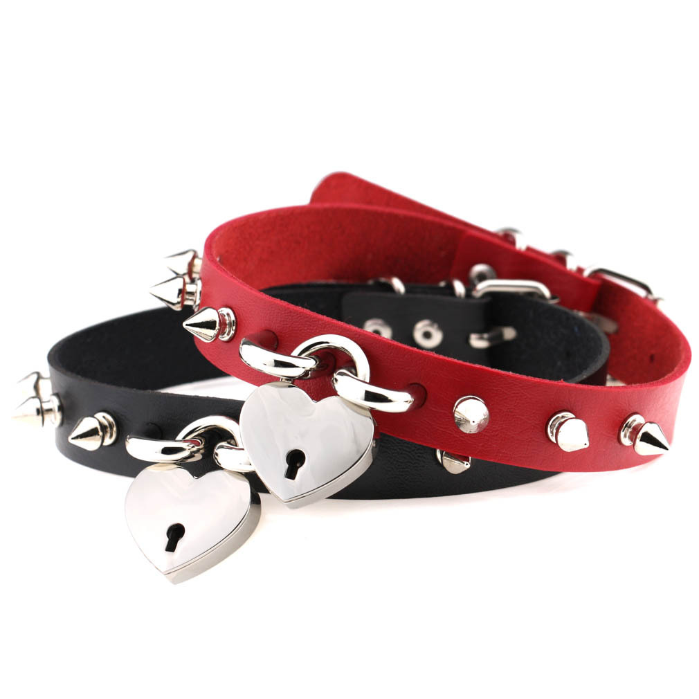 Punk Spike Choker Necklaces fo - огляд і ціна Goth Punk Spike Choker