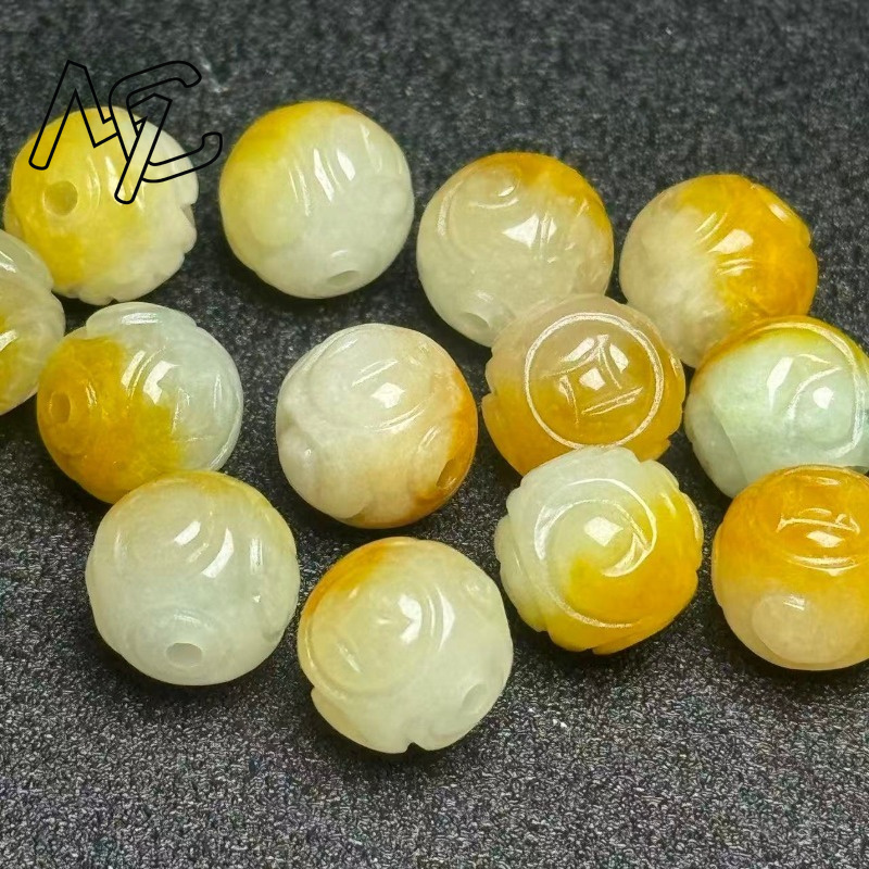5pcs Natural Yellow Emerald Ja - огляд і ціна Bracelets