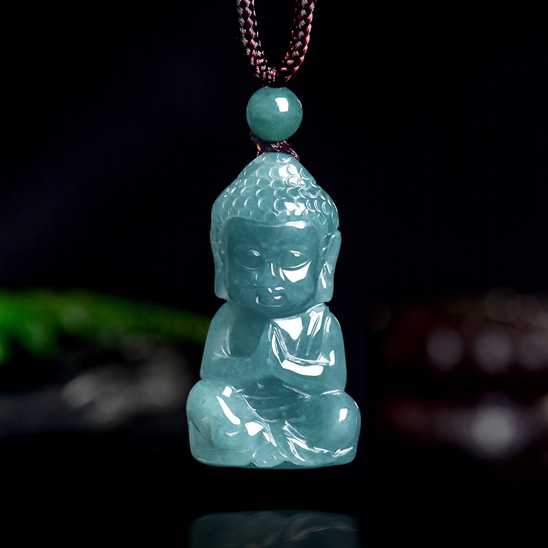 Natural Real Emerald Jade Blue - огляд і ціна Necklaces