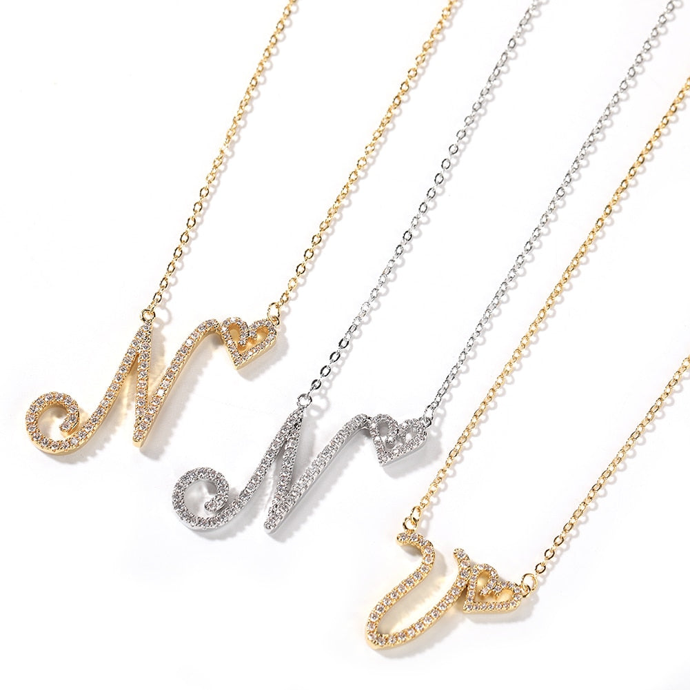 Personalized Script Initial Ne - огляд і ціна Initial Letter Necklace 18K Gold