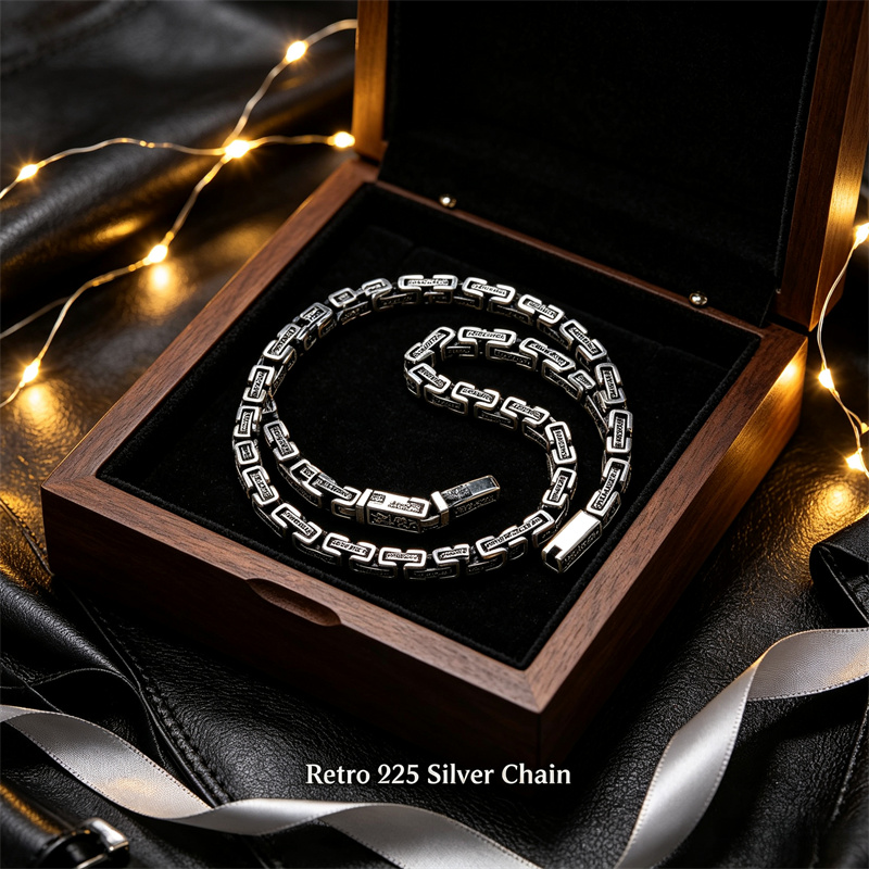 OUYADI 925 Sterling Silver Ret - огляд і ціна 925 Sterling Silver Chain Necklace Men