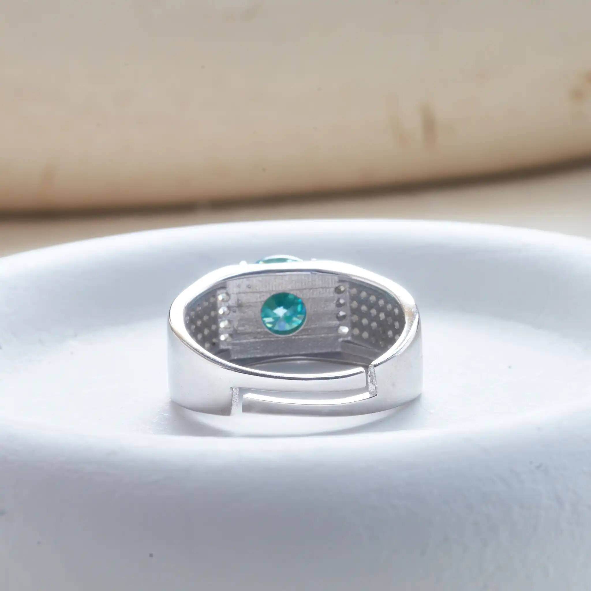 1 carat natural blue color moi - огляд і ціна Moissanite Engagement Ring 1 Carat