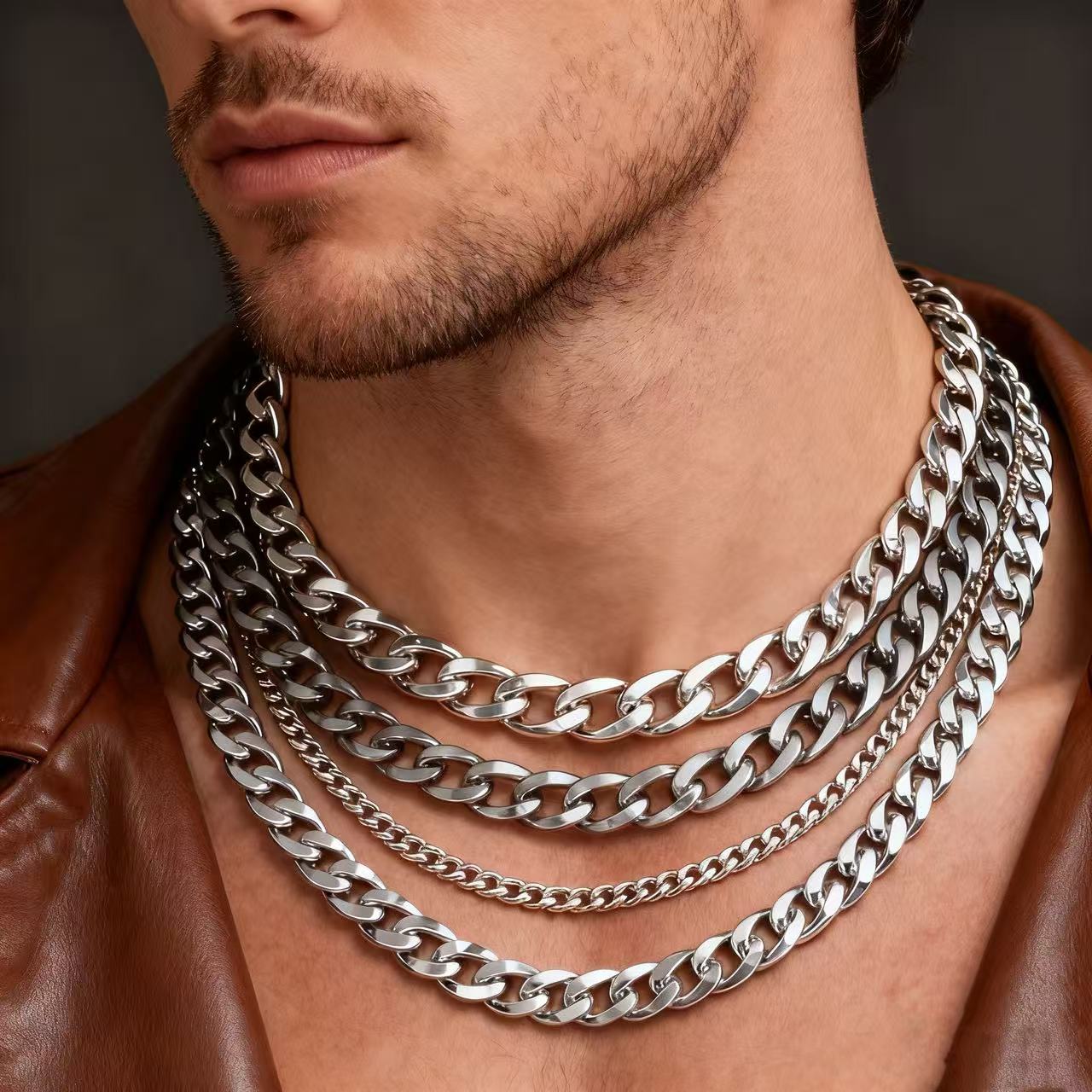 HNSP 3-12MM Stainless Steel Cu - огляд і ціна Cuban Link Chain 12Mm