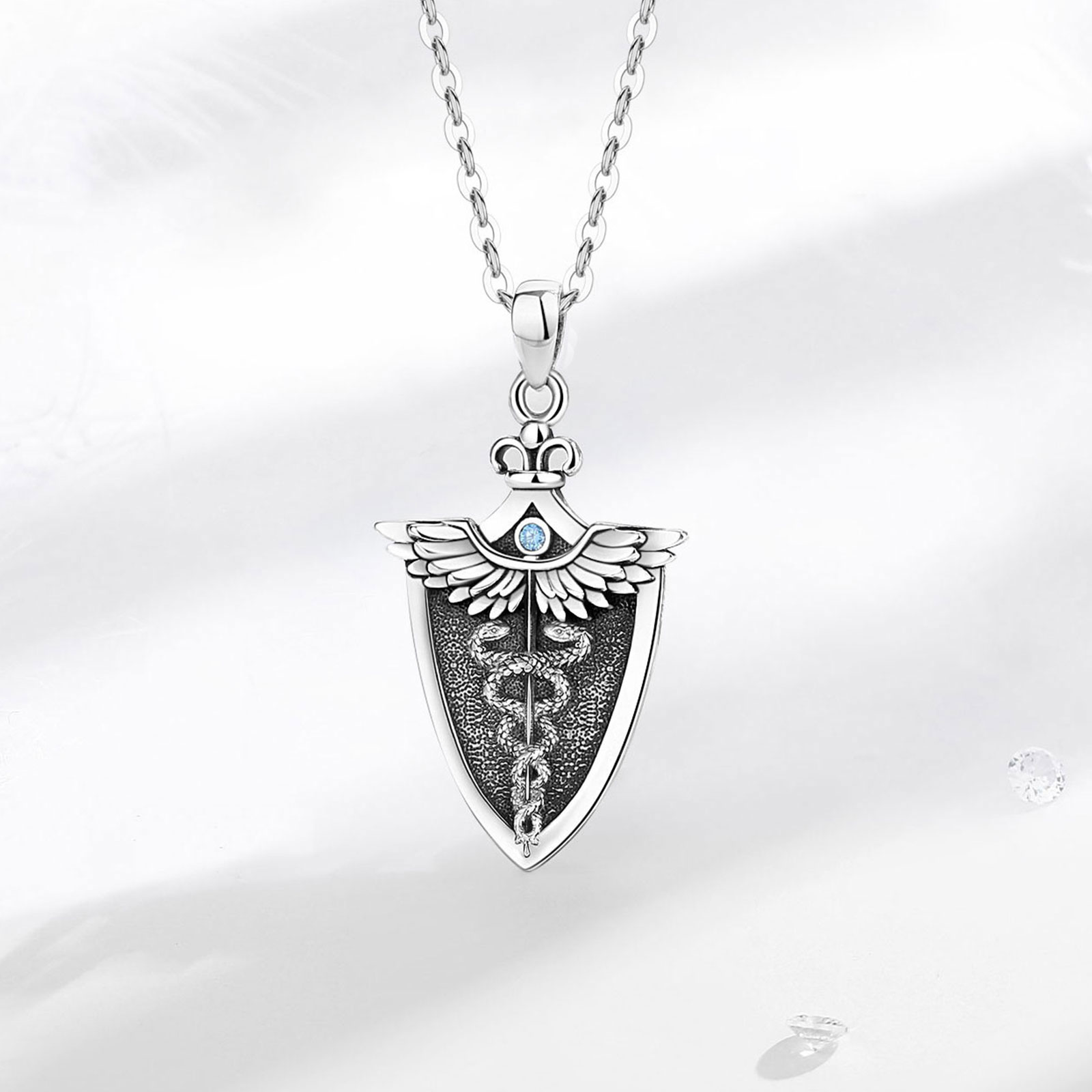 Eudora Original 925 Sterling S - огляд і ціна 925 Sterling Silver Chain Necklace Men