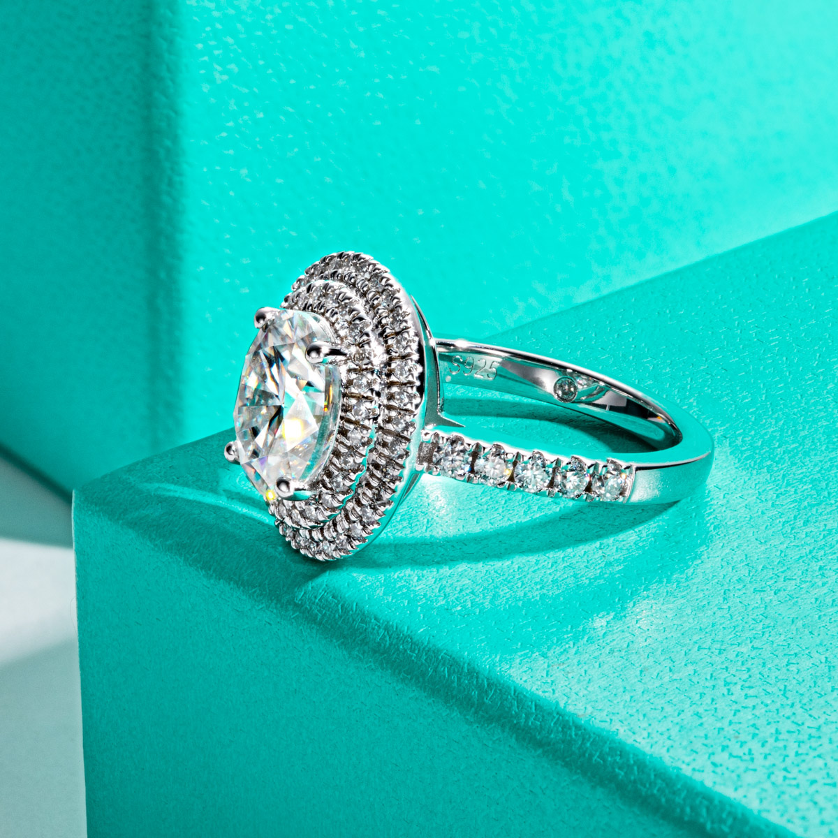 AnuJewel 3ct Oval Cut Moissani - огляд і ціна Moissanite Engagement Ring 1 Carat