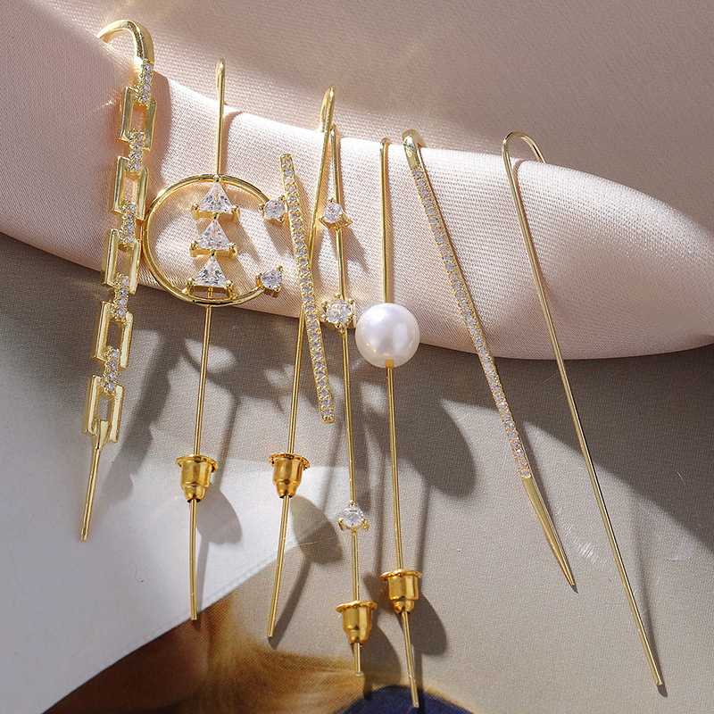 New temperament puncture zirco - огляд і ціна Earrings