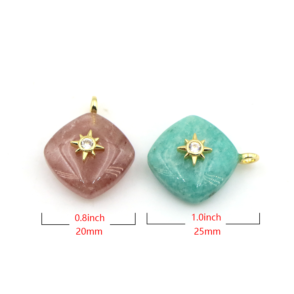 Geometric Shape Crystal Natura - огляд і ціна Crystal Pendant Necklace Natural Stone