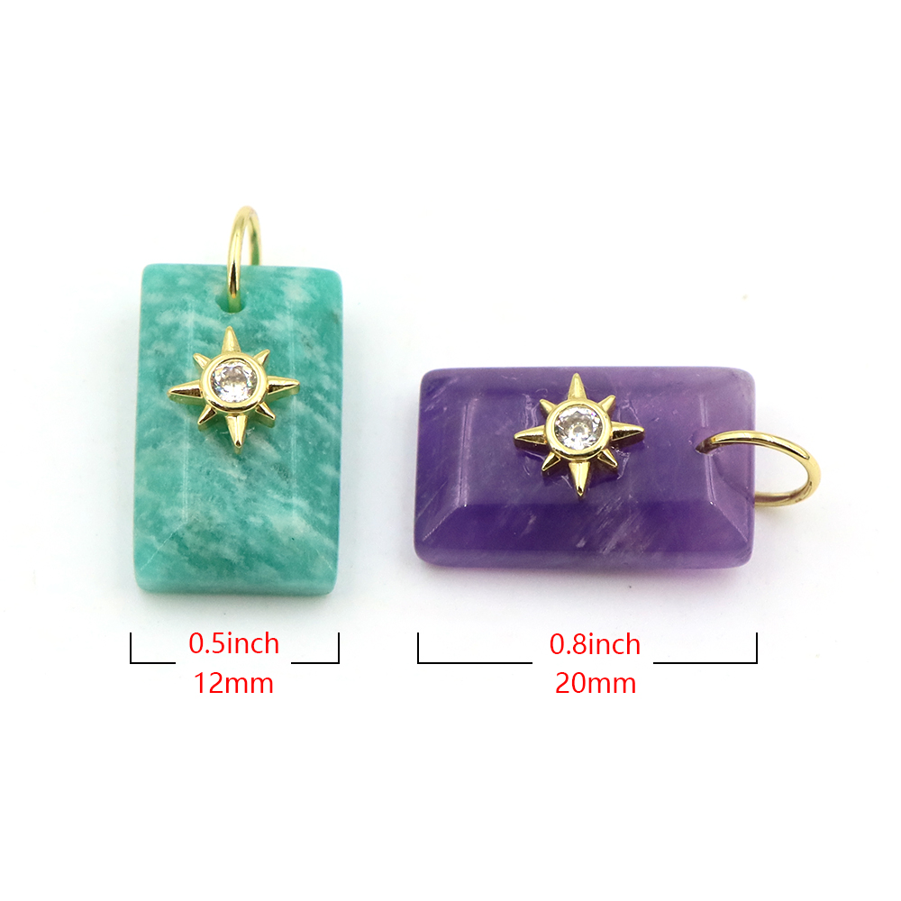 Geometric Shape Crystal Natura - огляд і ціна Crystal Pendant Necklace Natural Stone