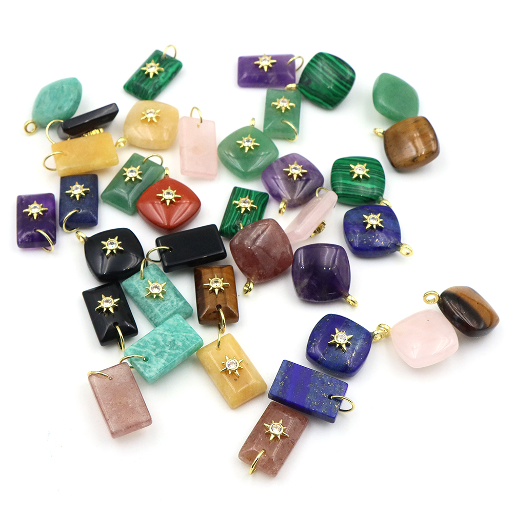 Geometric Shape Crystal Natura - огляд і ціна Crystal Pendant Necklace Natural Stone