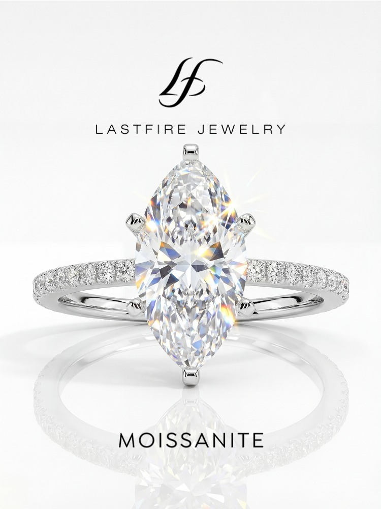 Real 2ct Real Moissanite Diamo - огляд і ціна Moissanite Engagement Ring 1 Carat
