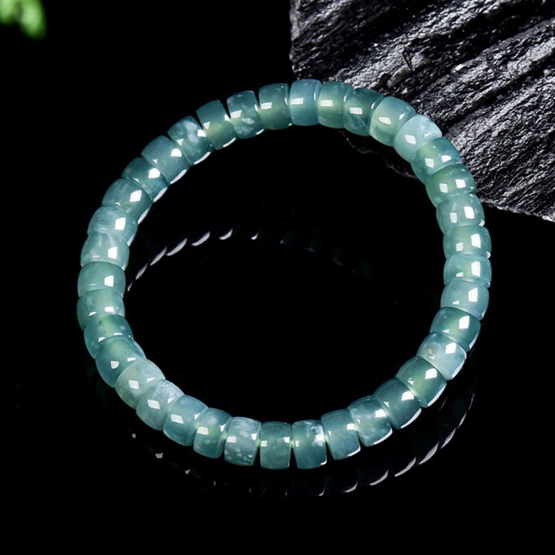 Natural Grade A Jadeite Blue W - огляд і ціна Bracelets