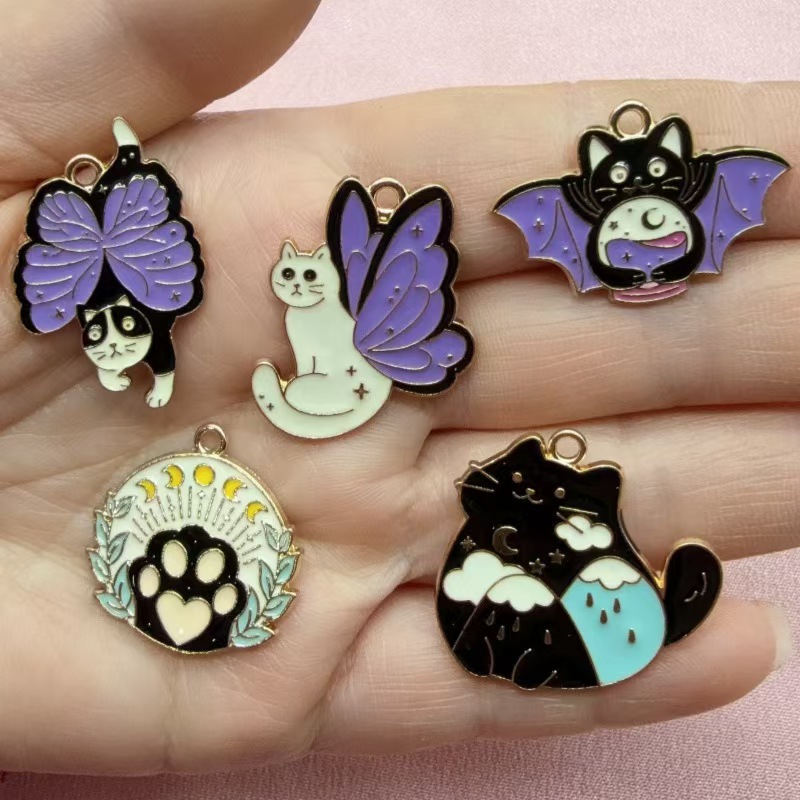 10pcs Butterfly Cat Love Korea - огляд і ціна Earrings