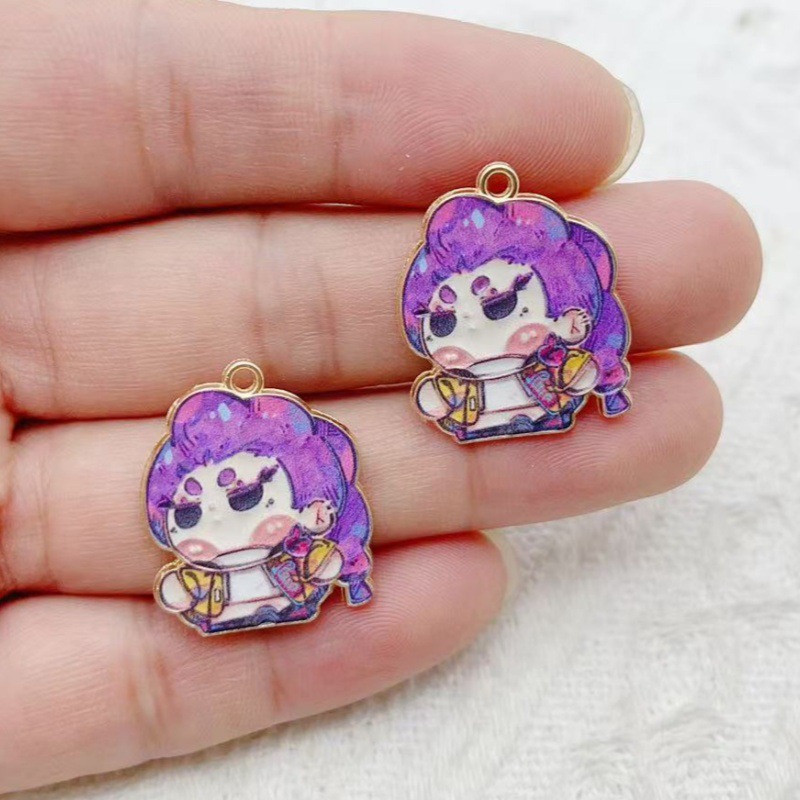 10pcs Cartoon Anime Pendant Oi - огляд і ціна Earrings