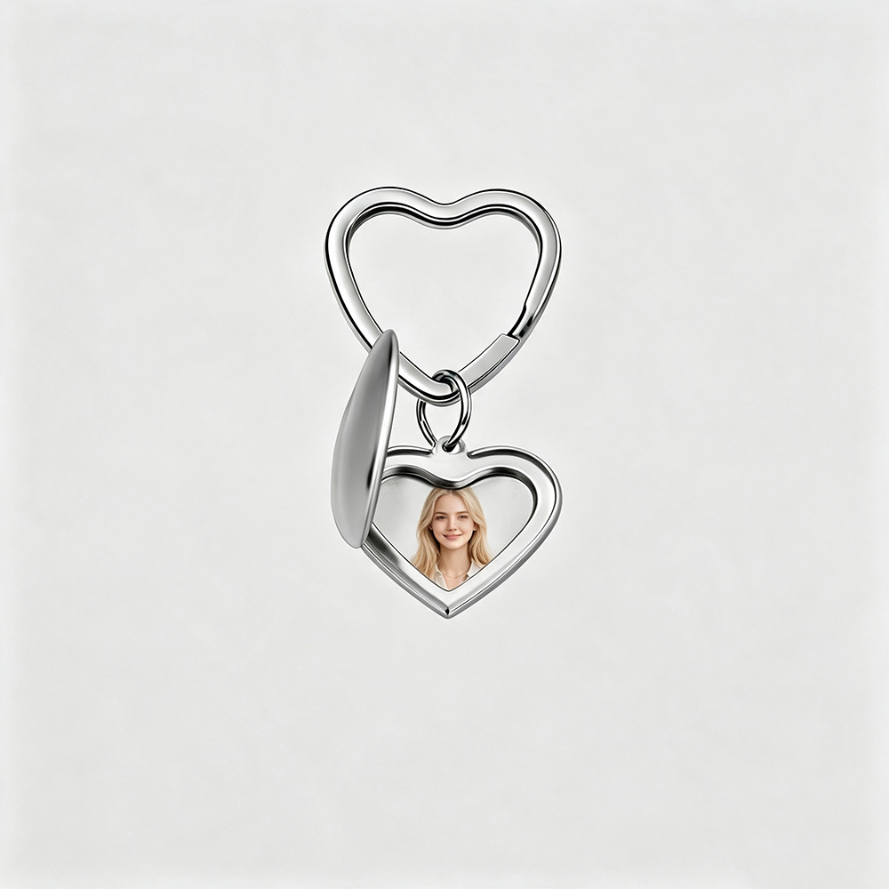 Fnixtar 10pcs Heart Photo Fram - огляд і ціна Heart Locket Necklace Photo