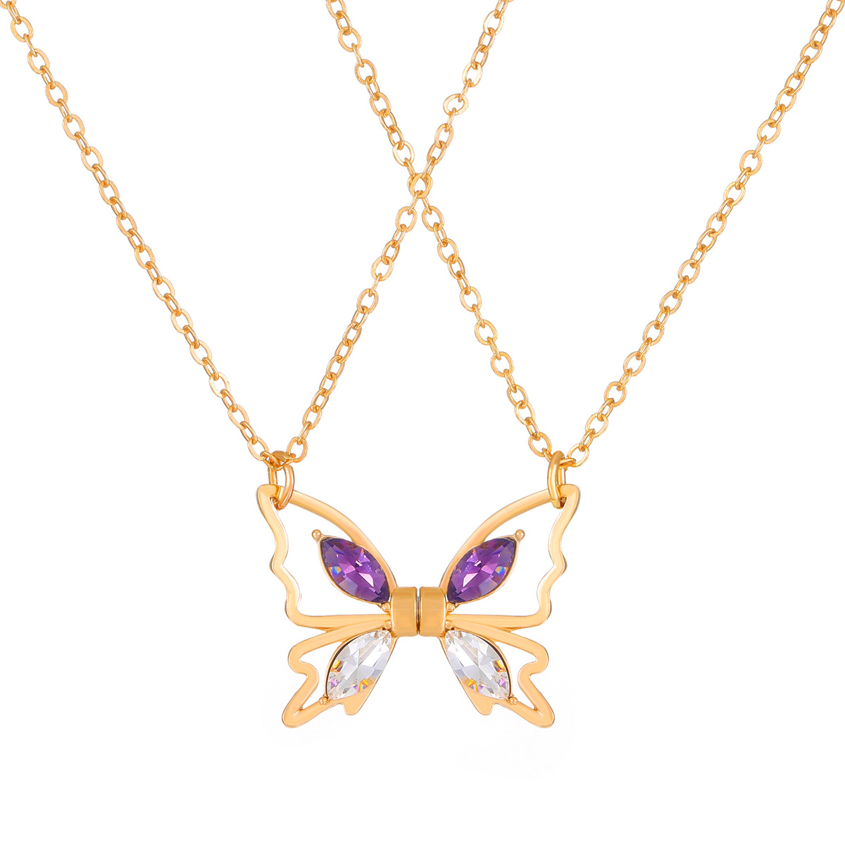Lover BFF Magnetic Butterfly N - огляд і ціна Magnetic Couple Matching Necklaces