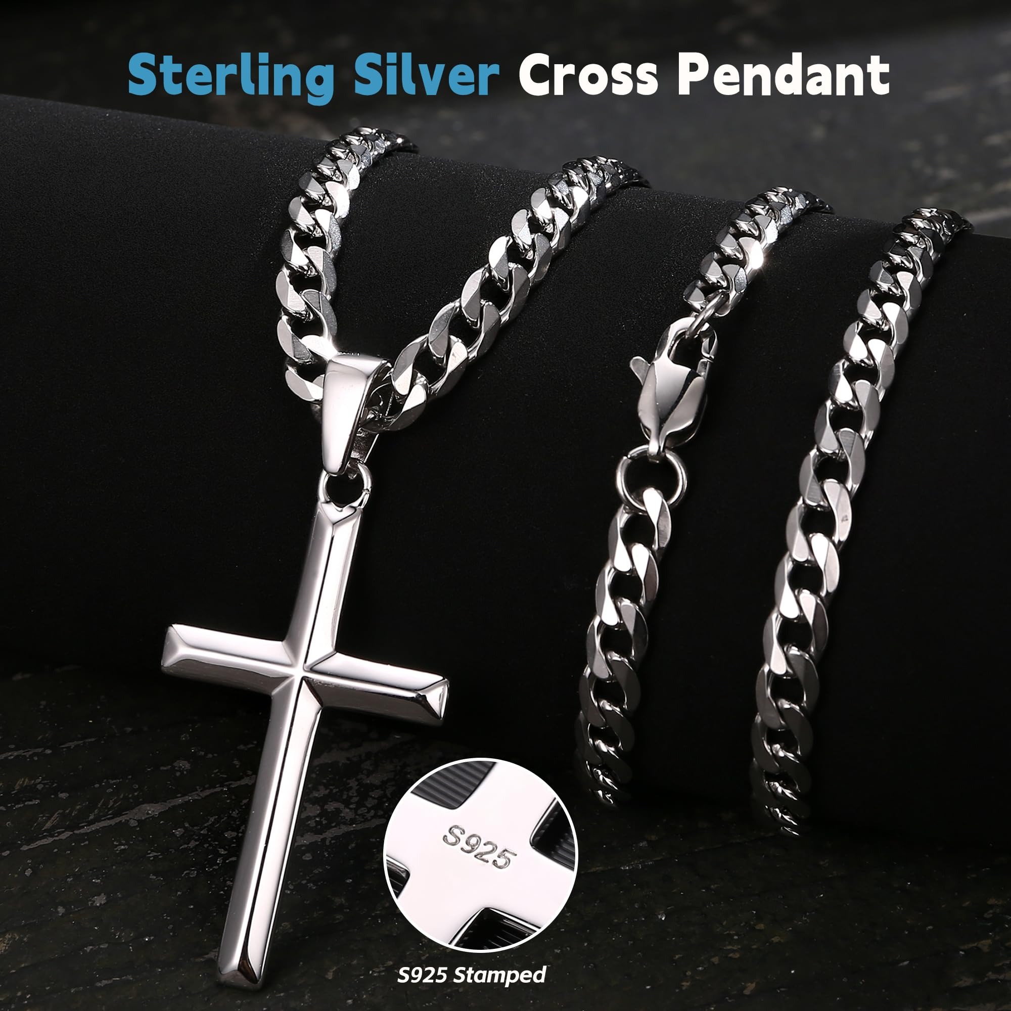 Fansilver 925 Sterling Silver  - огляд і ціна 925 Sterling Silver Chain Necklace Men