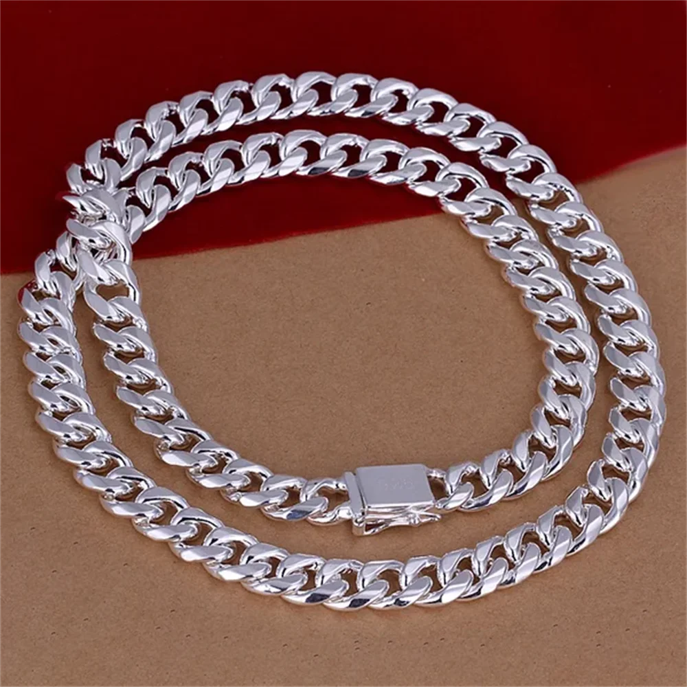 20-24inch 925 Sterling Silver  - огляд і ціна 925 Sterling Silver Chain Necklace Men