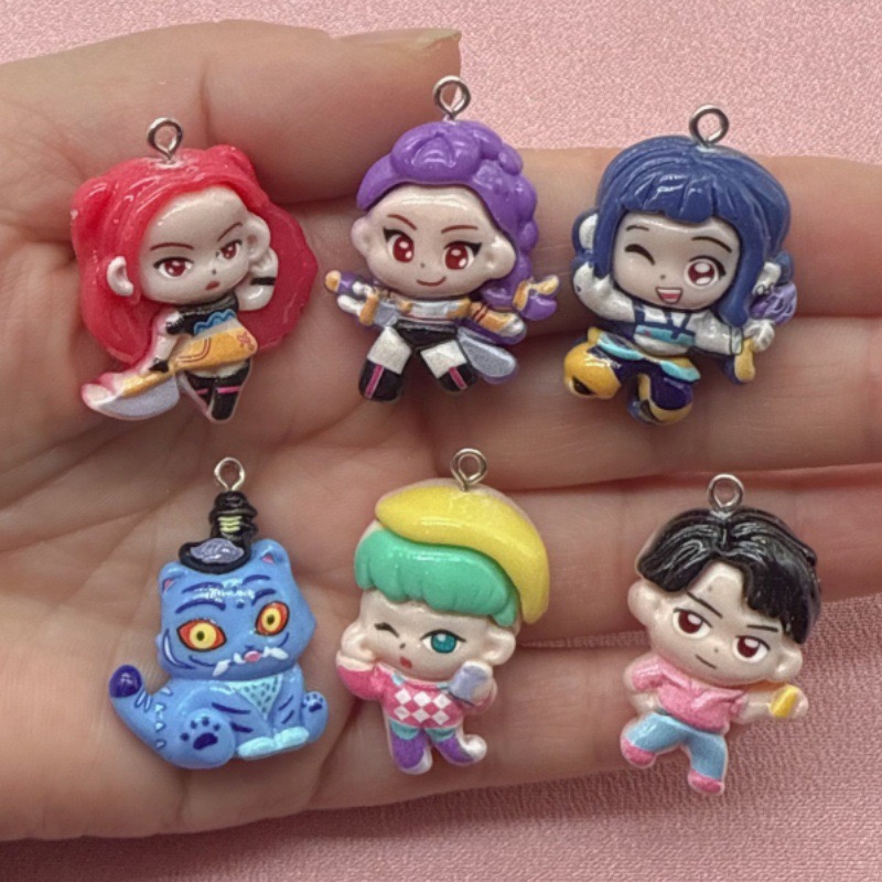 10pcs resin cartoon pendant, D - огляд і ціна Earrings