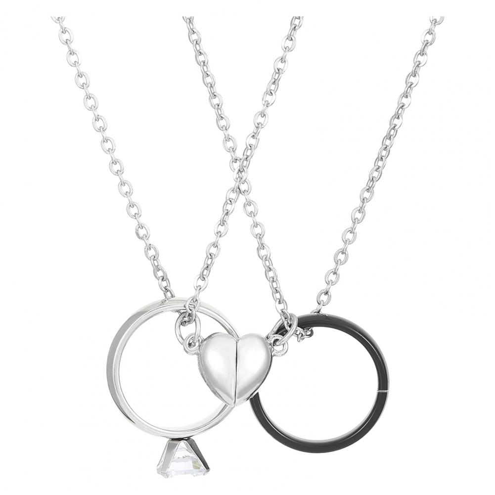 Ring Pendant Necklace Love Mag - огляд і ціна Magnetic Couple Matching Necklaces