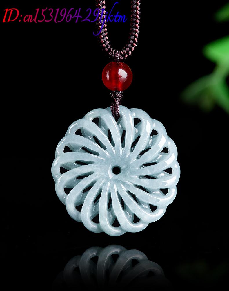 Burmese Jadeite Flower Pendant - огляд і ціна Necklaces