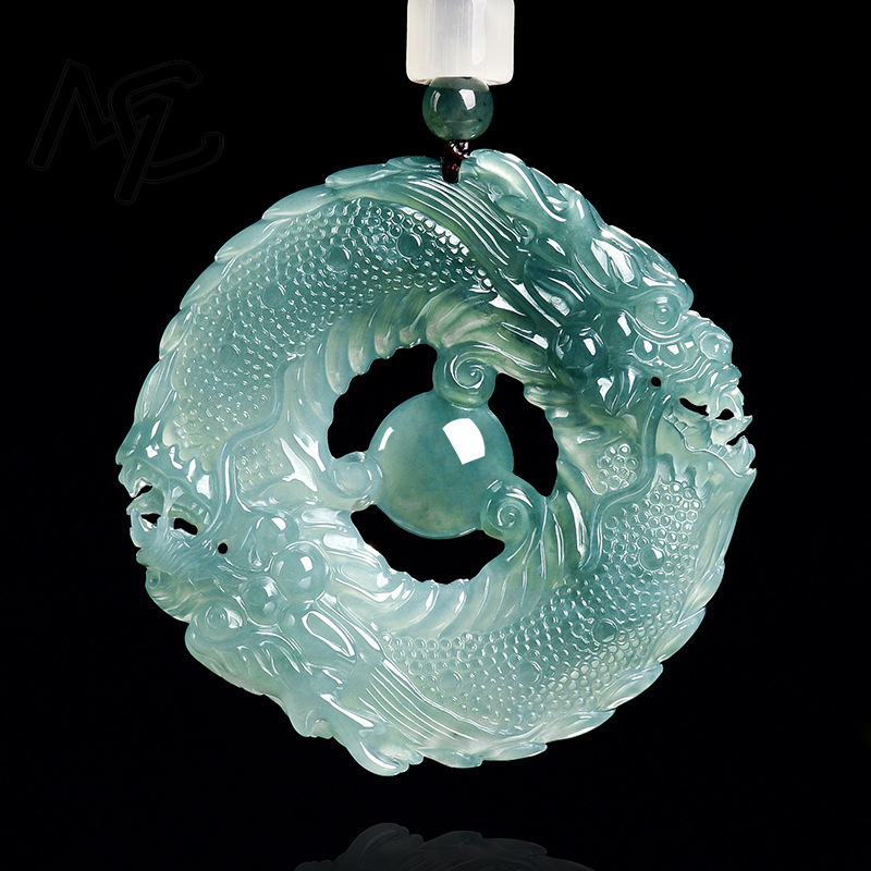 Natural Real Emerald Blue Wate - огляд і ціна Necklaces