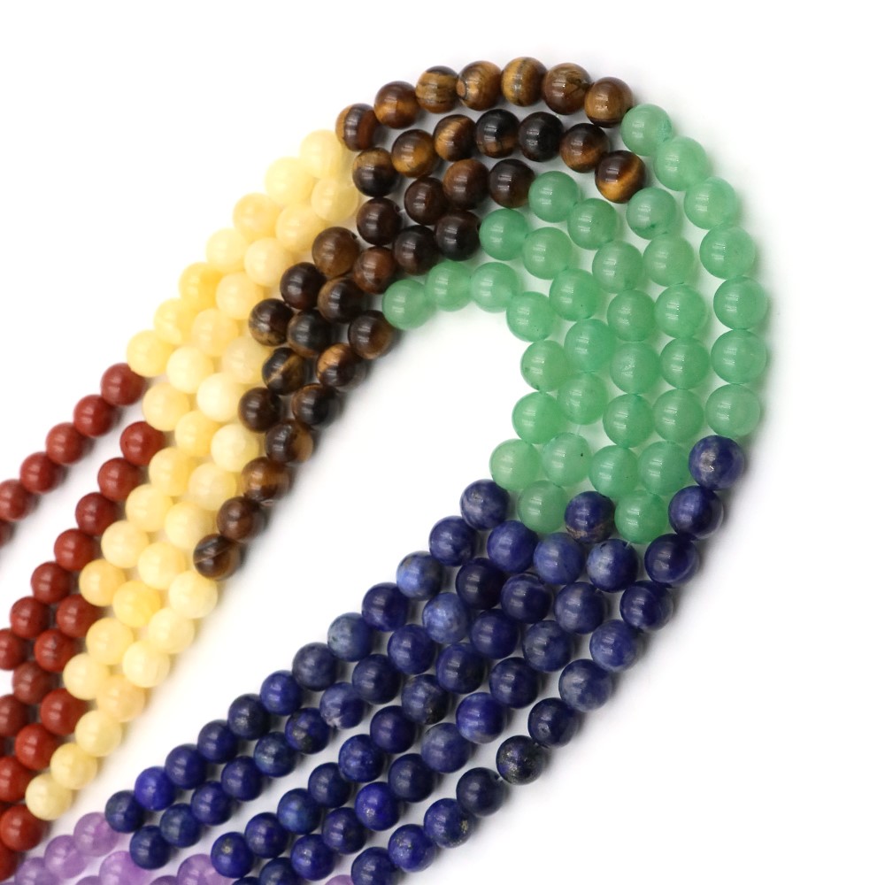 Natural 7 Chakra Crystal Beads - огляд і ціна Crystal Pendant Necklace Natural Stone