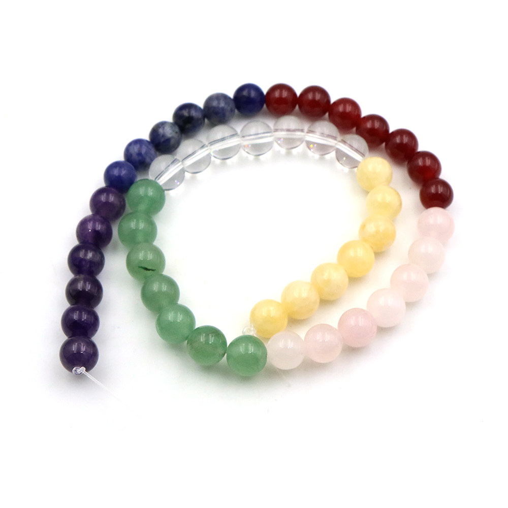 Natural 7 Chakra Crystal Beads - огляд і ціна Crystal Pendant Necklace Natural Stone