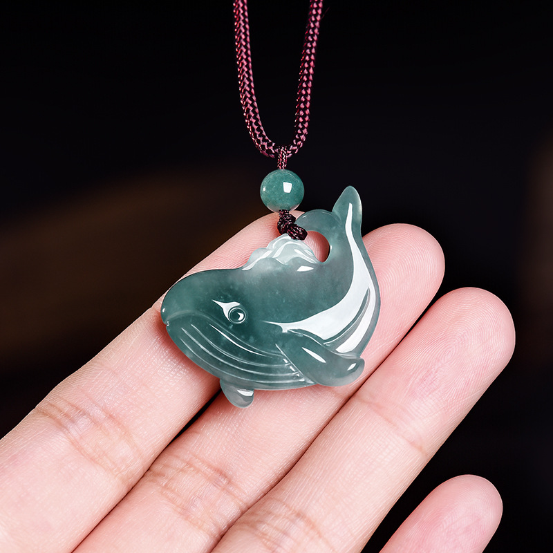 Natural Burmese Jadeite Whale  - огляд і ціна Necklaces