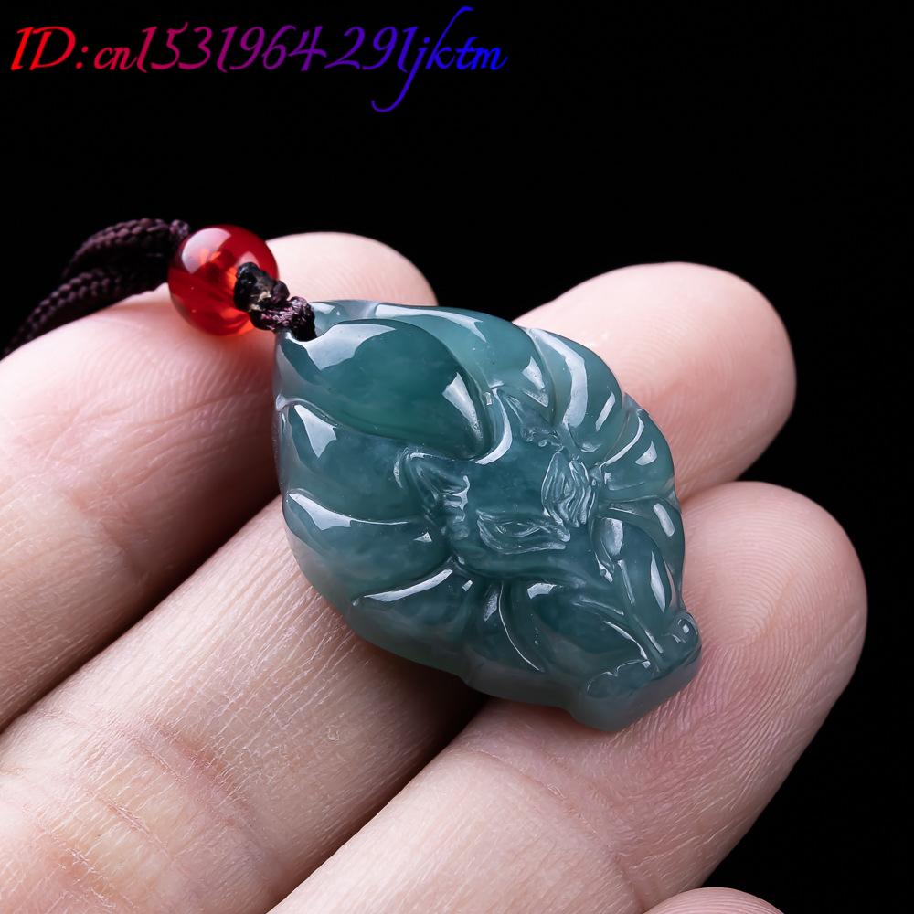 Natural Burmese Jadeite Fox Pe - огляд і ціна Necklaces