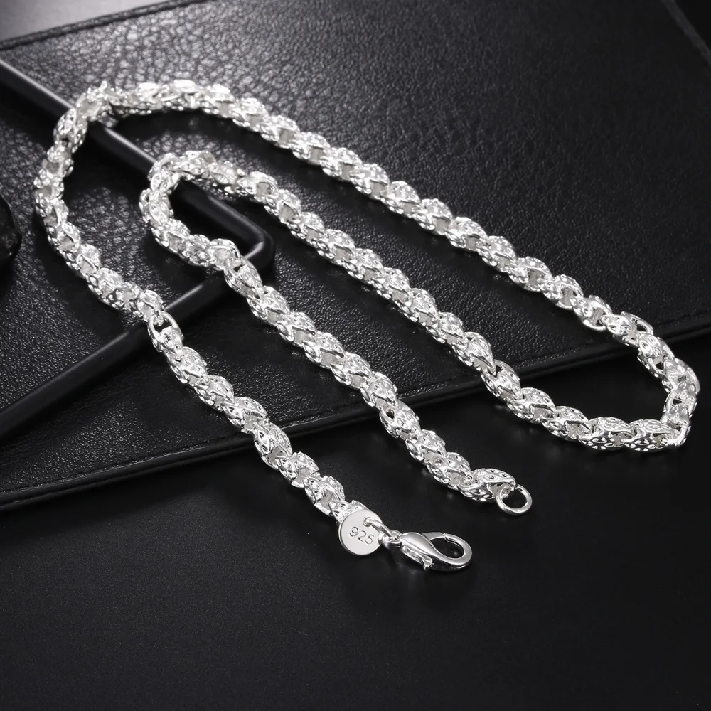 Hot charms 925 Sterling Silver - огляд і ціна 925 Sterling Silver Chain Necklace Men