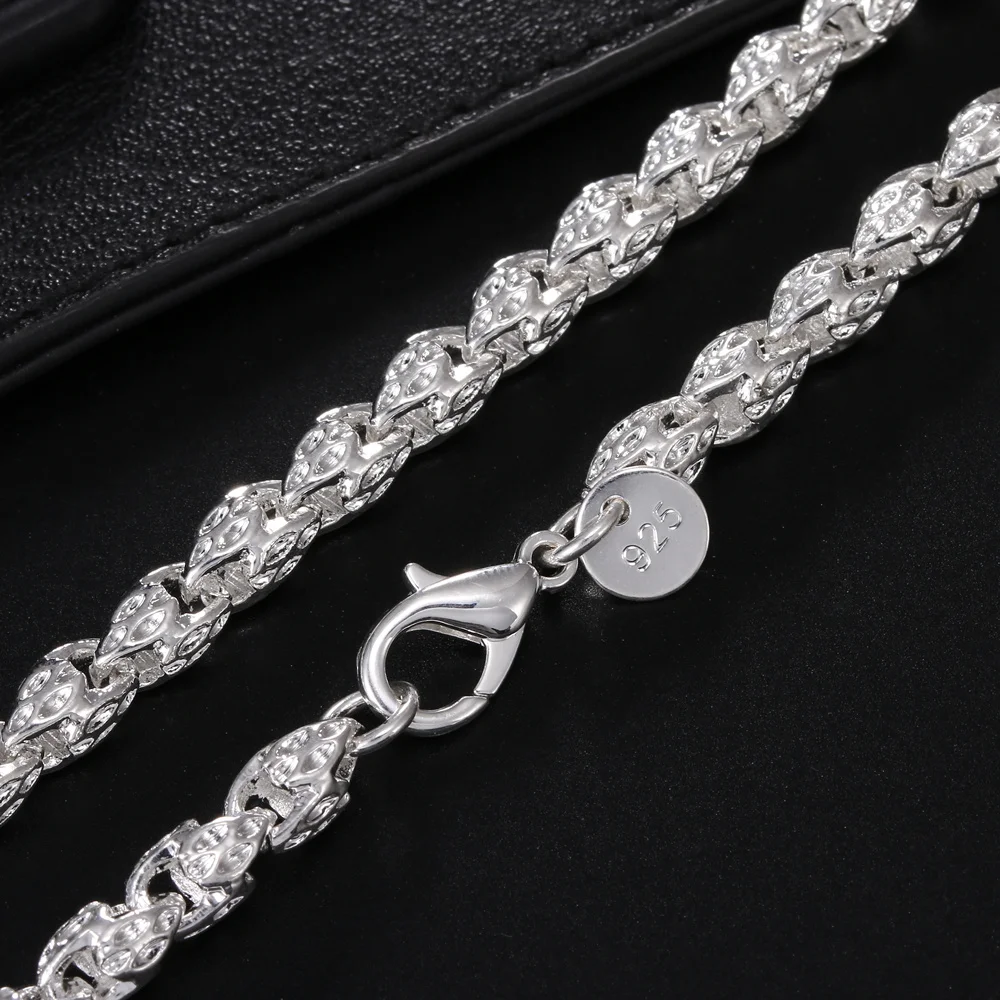 Hot charms 925 Sterling Silver - огляд і ціна 925 Sterling Silver Chain Necklace Men