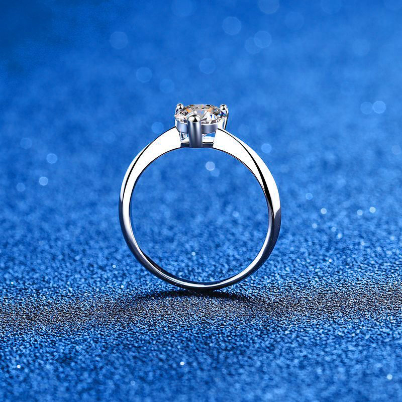 LioraGem 1-Carat Fancy-Shaped  - огляд і ціна Moissanite Engagement Ring 1 Carat