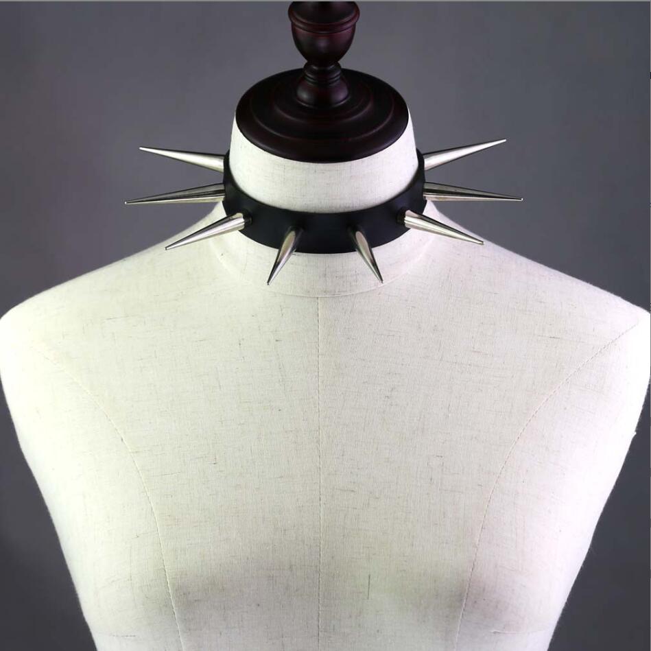 Emo Spike Choker Punk Collar F - огляд і ціна Goth Punk Spike Choker