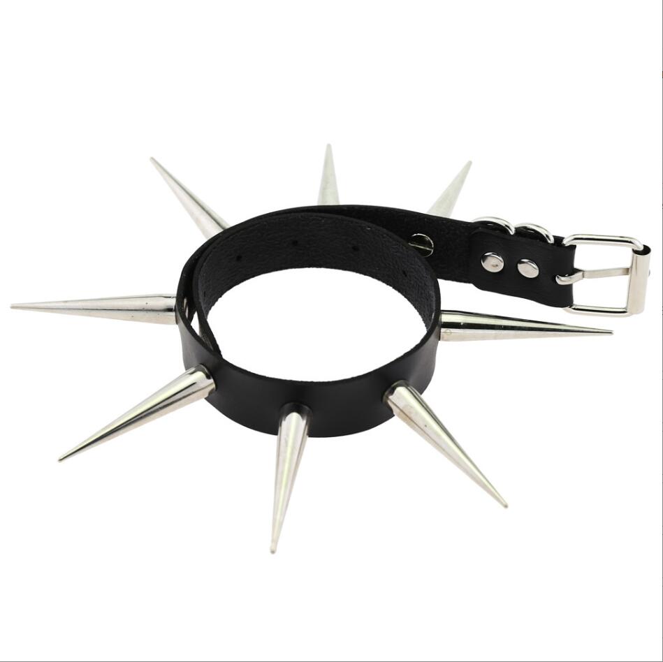 Emo Spike Choker Punk Collar F - огляд і ціна Goth Punk Spike Choker