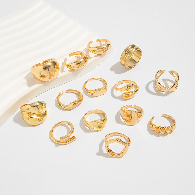 Fashion Vintage Metal Rings Fo - огляд і ціна Vintage Punk Knuckle Rings Set