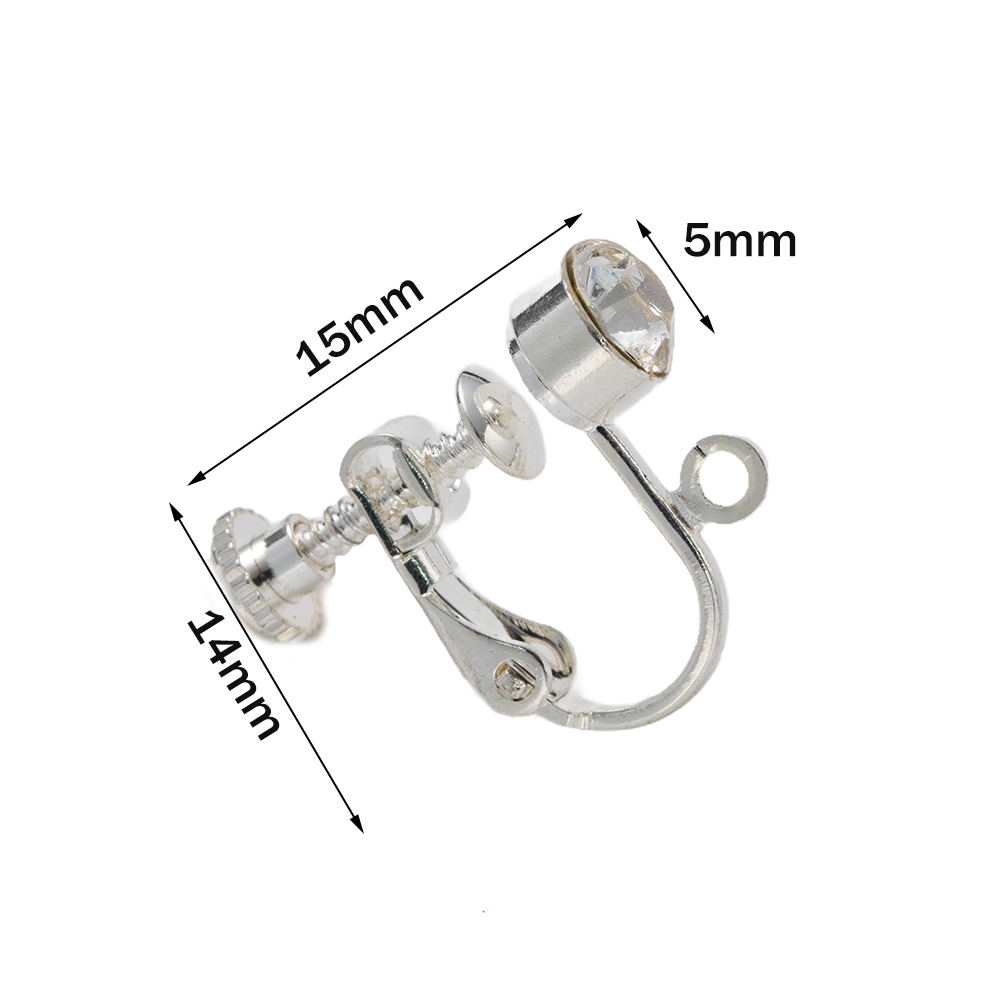 10pcs Brass Clip on Earring Co - огляд і ціна Body Jewelry