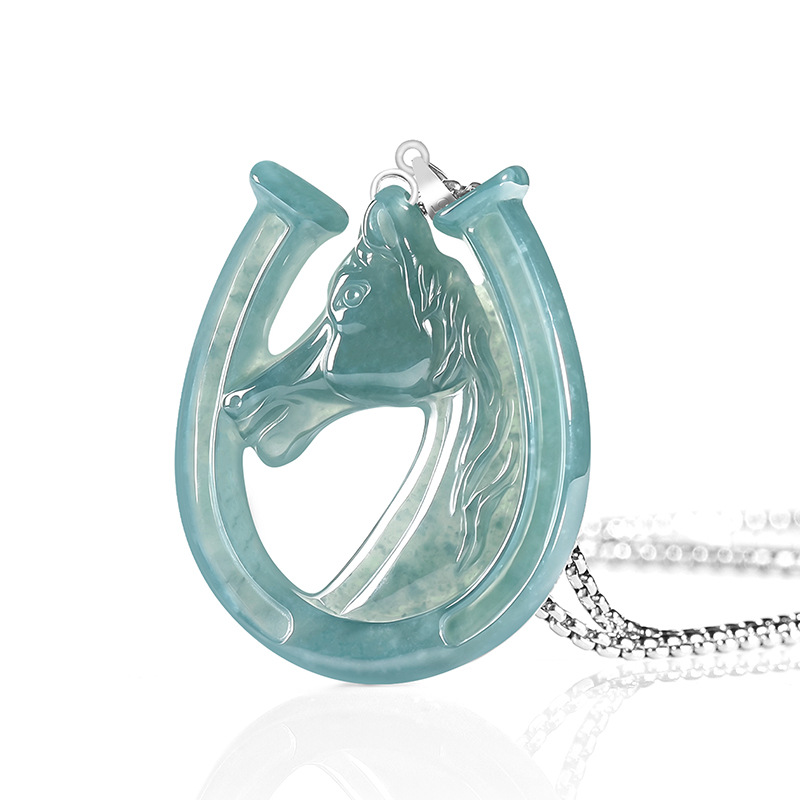 S925 Silver Natural Blue Water - огляд і ціна Necklaces