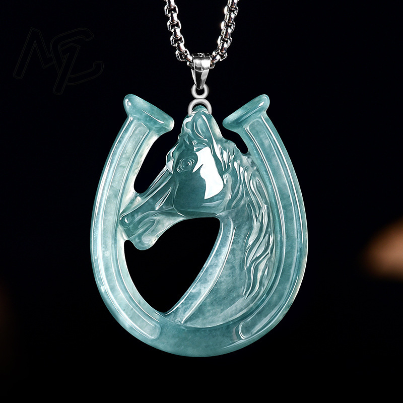 S925 Silver Natural Blue Water - огляд і ціна Necklaces