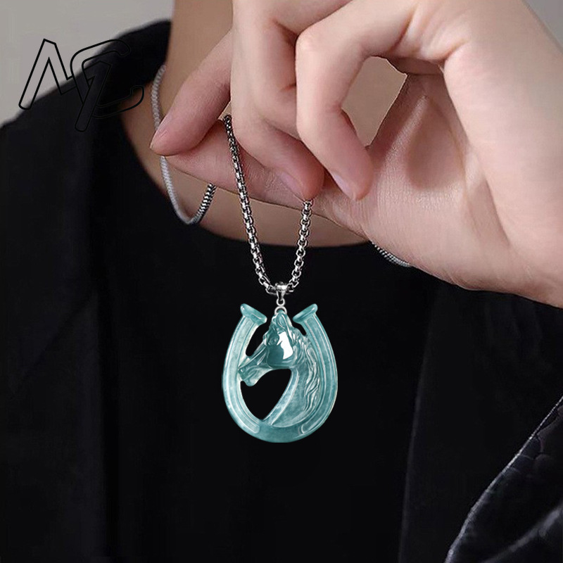 S925 Silver Natural Blue Water - огляд і ціна Necklaces