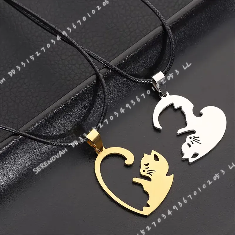 1 Pair Creative Cute Stainless - огляд і ціна Magnetic Couple Matching Necklaces