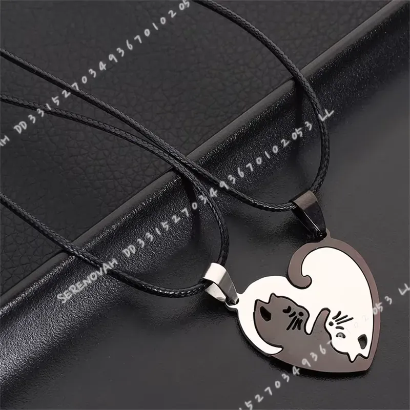 1 Pair Creative Cute Stainless - огляд і ціна Magnetic Couple Matching Necklaces