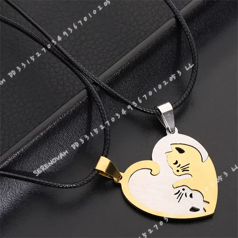 1 Pair Creative Cute Stainless - огляд і ціна Magnetic Couple Matching Necklaces