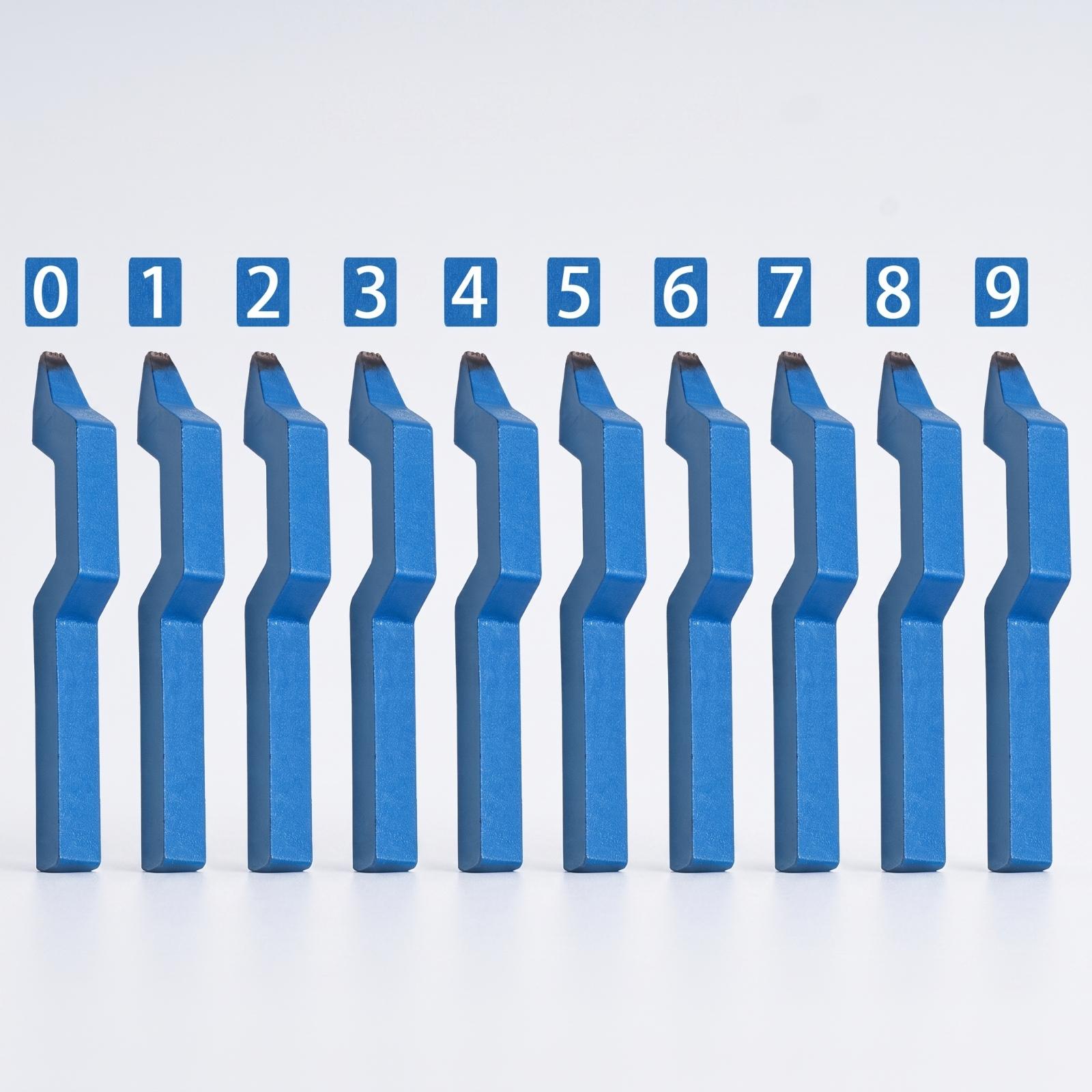 Curved Number Stamp Set Jewelr - огляд і ціна Body Jewelry