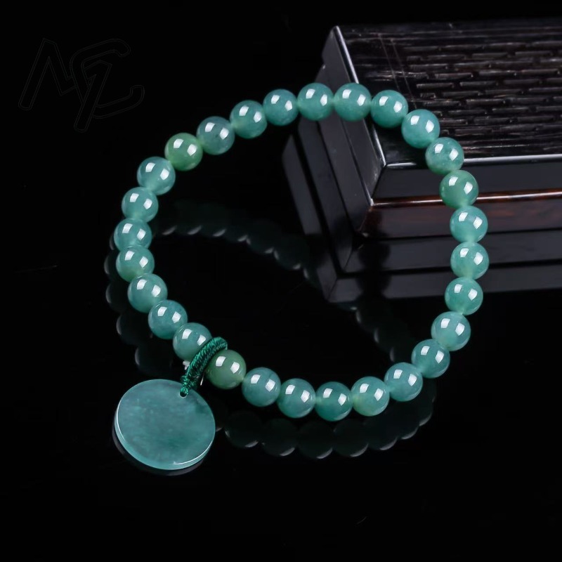 Natural Jadeite Blue Water Not - огляд і ціна Bracelets