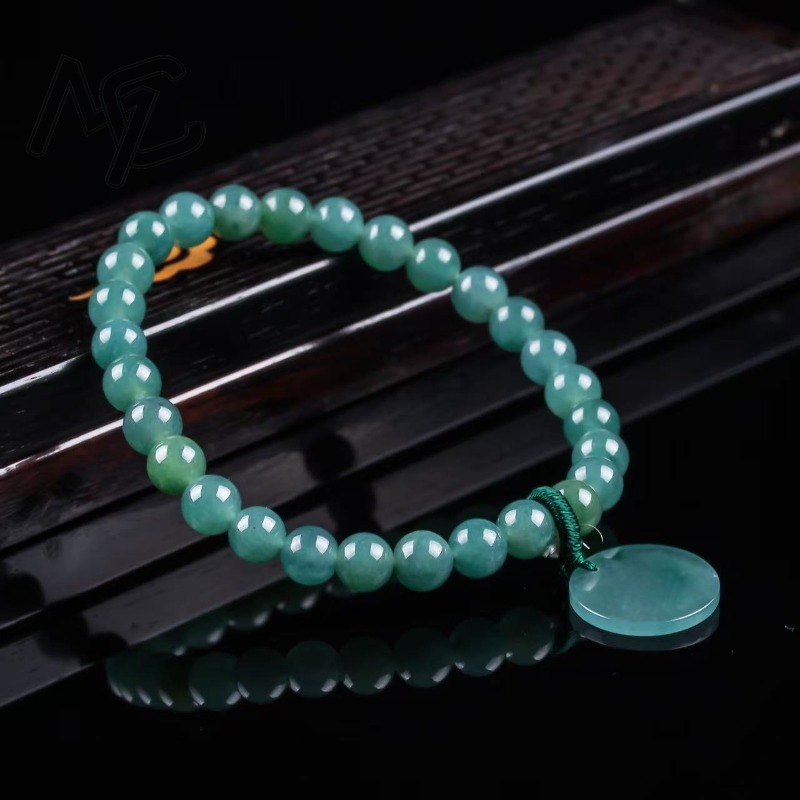 Natural Jadeite Blue Water Not - огляд і ціна Bracelets