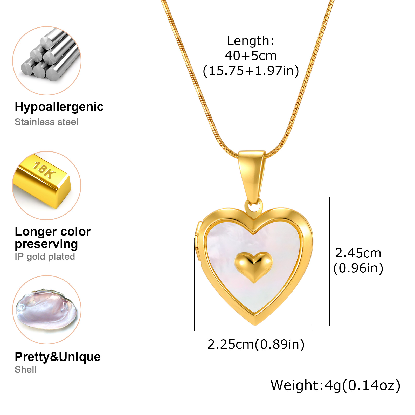Custom Photo Heart Locket Neck - огляд і ціна Heart Locket Necklace Photo