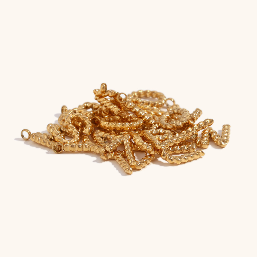 Personalized 3d Letter Necklac - огляд і ціна Initial Letter Necklace 18K Gold